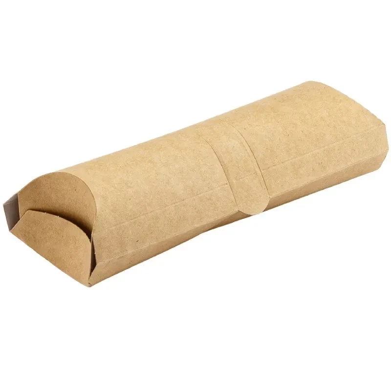 Упаковка для роллов и шаурмы Eco Pillow, 200х70х55 мм, крафт (50 шт/уп)