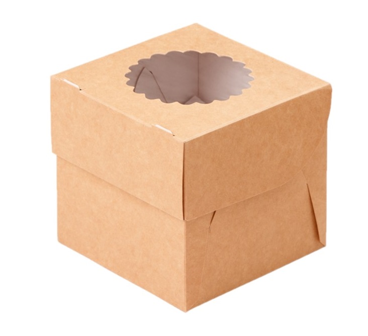 Короб под маффины Eco Muf 1 шт, 100x100x100 мм