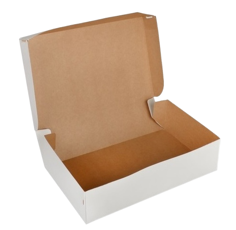 Коробка для десертов OSQ Eco Cake 1900, 230х140х60 мм, белая